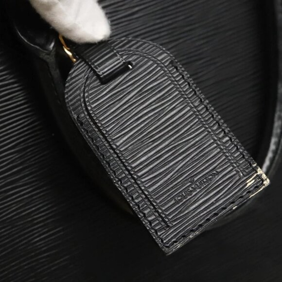 LOUIS VUITTON Epi Sac Plat Hand Bag Black M59082 LV Auth EC107 - Picture 10 of 16